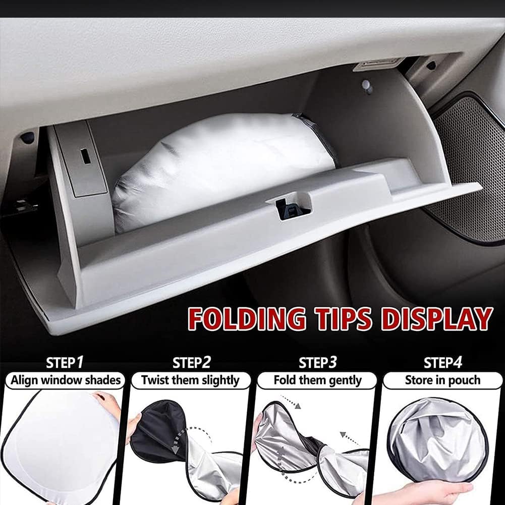 Protection Pare-brise UV Pare-soleil Pliant Mercedes GLC X254 2022-2025 - Protection UV 6 Couches Réfléchissante écran Solaire Voiture - 8