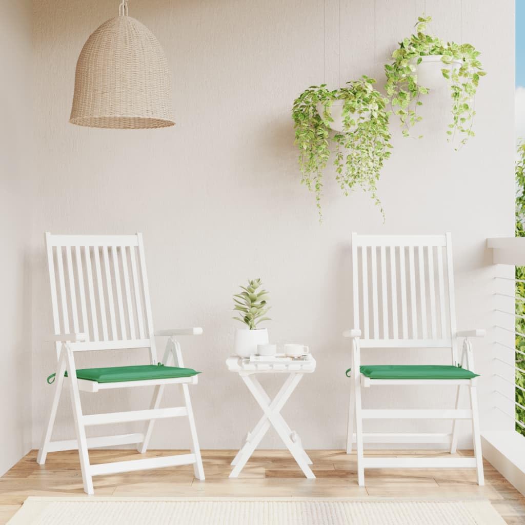 Set di 2 cuscini per sedia da giardino, 50 x 50 x 4 cm, in tessuto Oxford, resistenti alle intemperie, comodi cuscini per mobili da giardino, balcone, terrazza, sala da pranzo, soggiorno