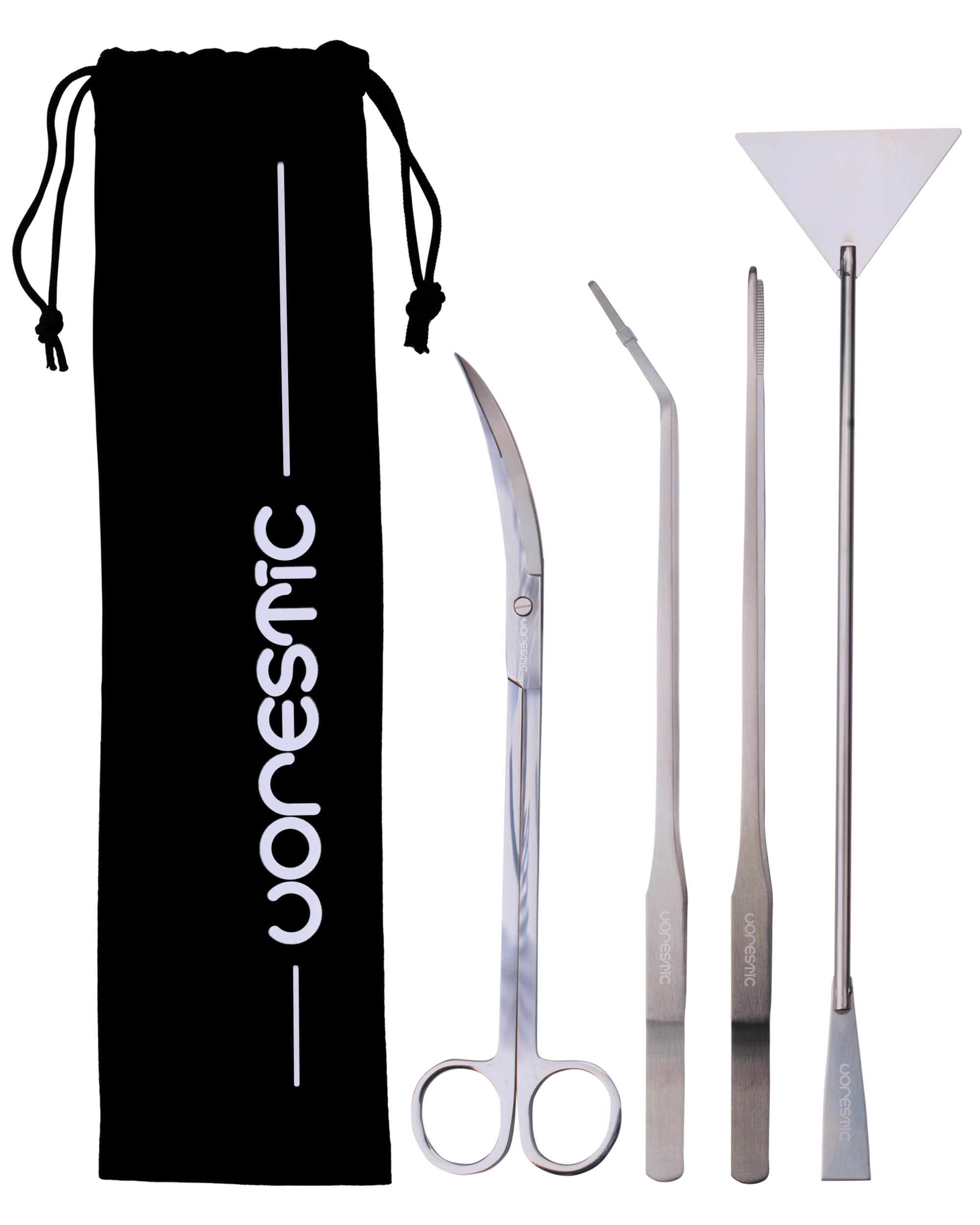 VORSTIC 4 in 1 Accessori per Acquario, Forbici, Pinze, Spatola