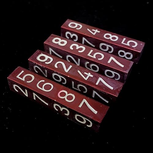 Miniatura 3 de MilesMagic Troncos mentales del mago Gimmick Versión mejorada Predicción mental Pizarras Predecir cualquier cálculo Número Primer plano Mentalismo