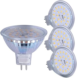 NC MR16 LED spot Light 110V 130V 120V Dimmable 5W Warm White 2700K gu5.3 Bulb 400LM Replace 50W Halogen Bulb (4pcs mr16 120V Dimmable Warm White)