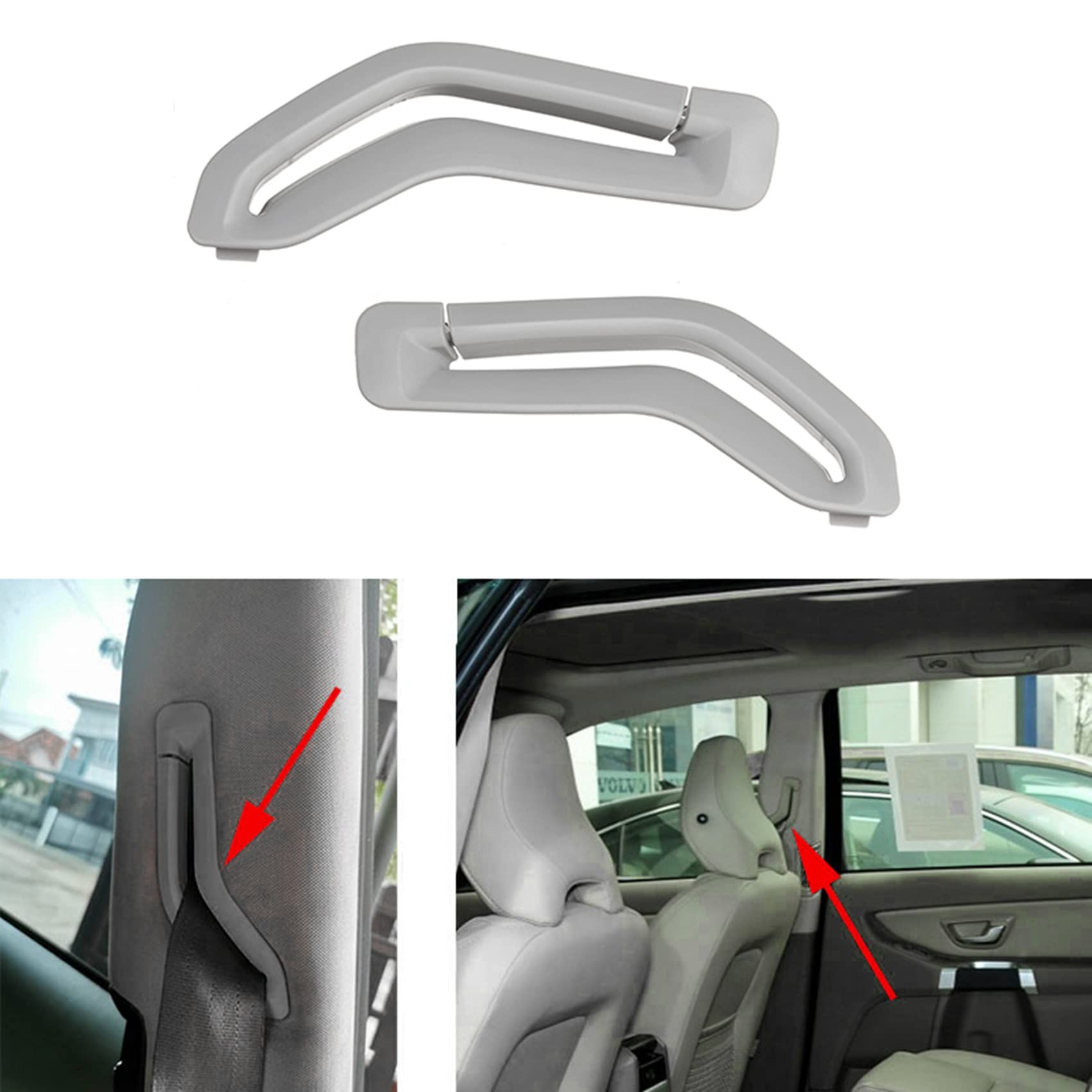 BIZZOO 3X für S60 S80 V70 XC90 Linker Sitz Gürtel Sicherheitsgurt 