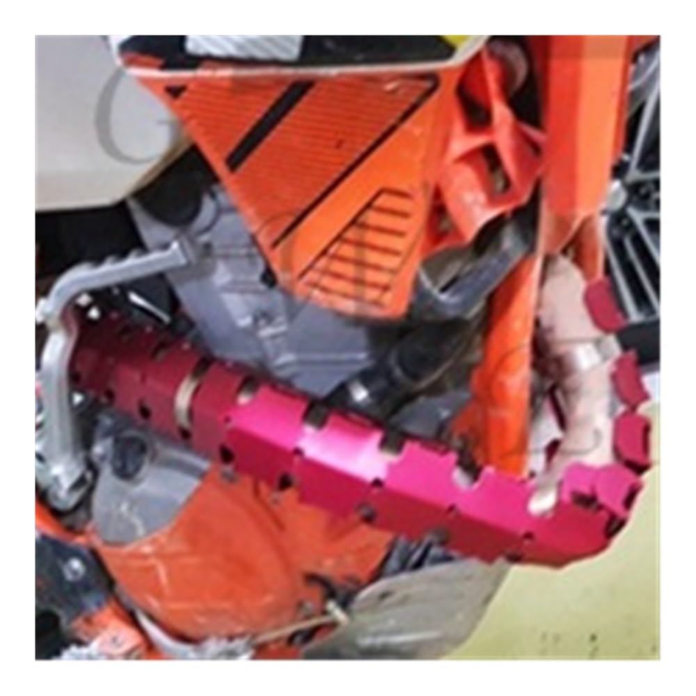 Paracalore Scarico Copertura dello Scudo Termico della Protezione del Tubo della Marmitta di Scarico Universale per Moto A 2 Tempi per Super Tenere