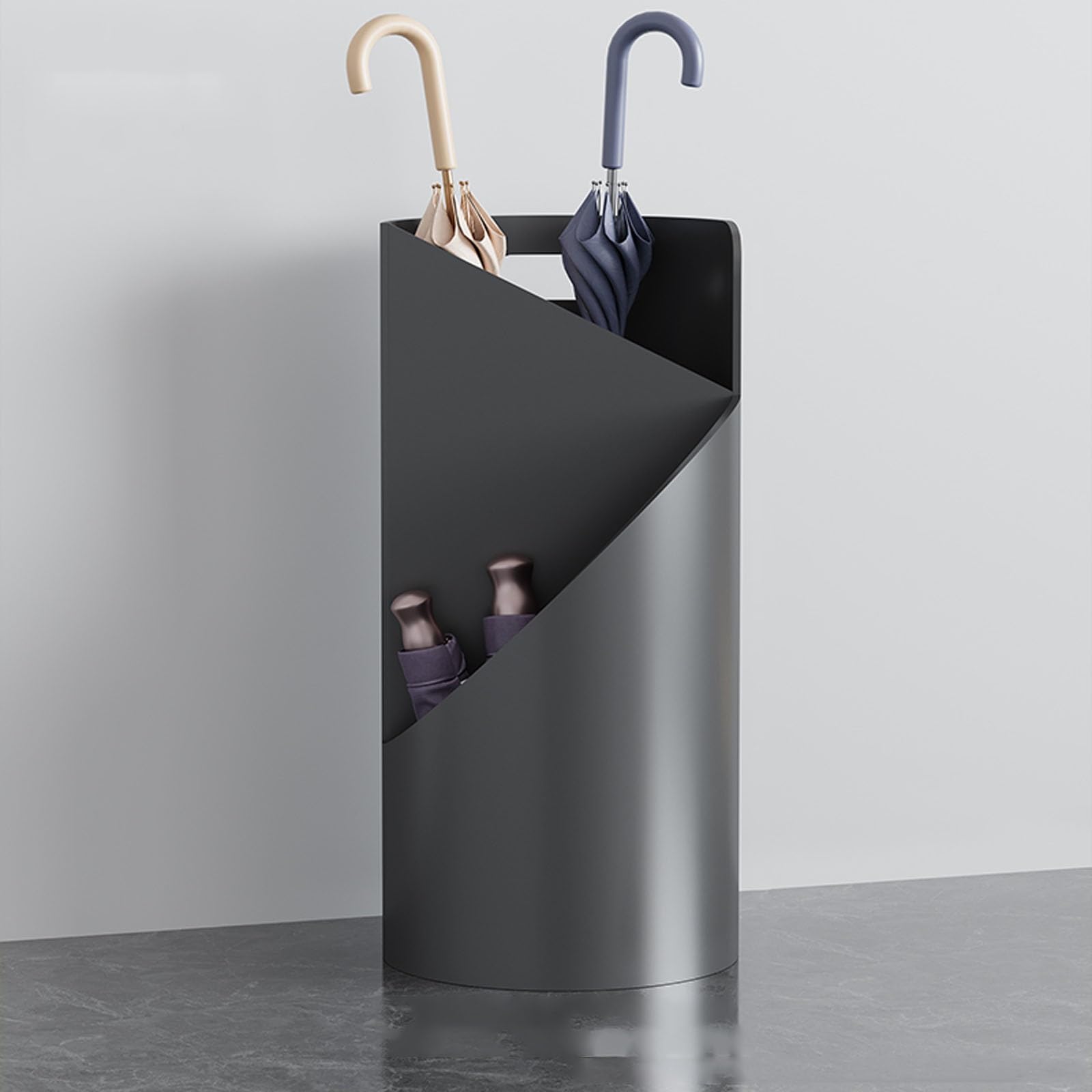 HYLYGFH Double-Layer Indoor Umbrella Stand for Entryway nization - Stylish and Functional Umbrella Holder for Home, Office, or Entryway Storage Solution
