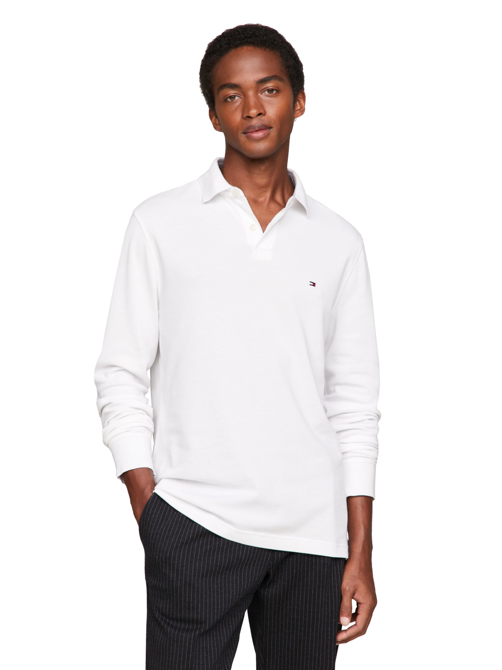 Tommy Hilfiger Men's Long Sleeve Polo Shirt