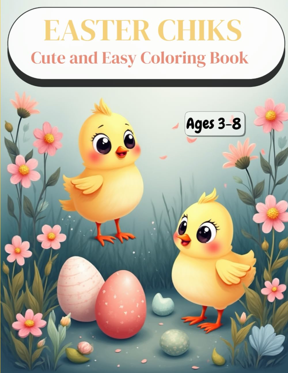 Easter Chicks Coloring Book: A sweet and joyful coloring book created especially for young children who love cute Easter chicks