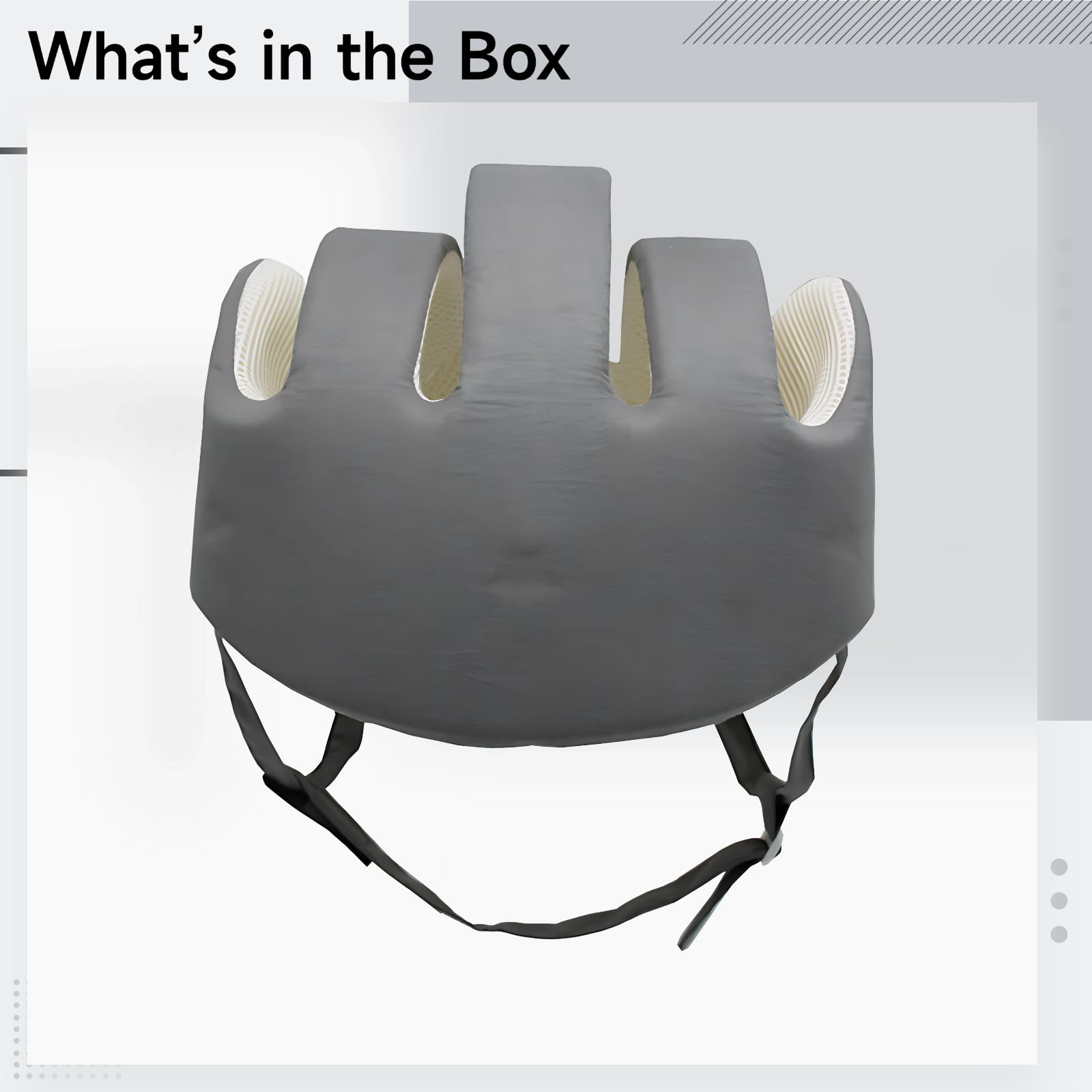 Casco de protección de cabeza para adultos para caídas, casco suave resistente a los impactos, ajustable de 17.7 a 27.6 pulgadas