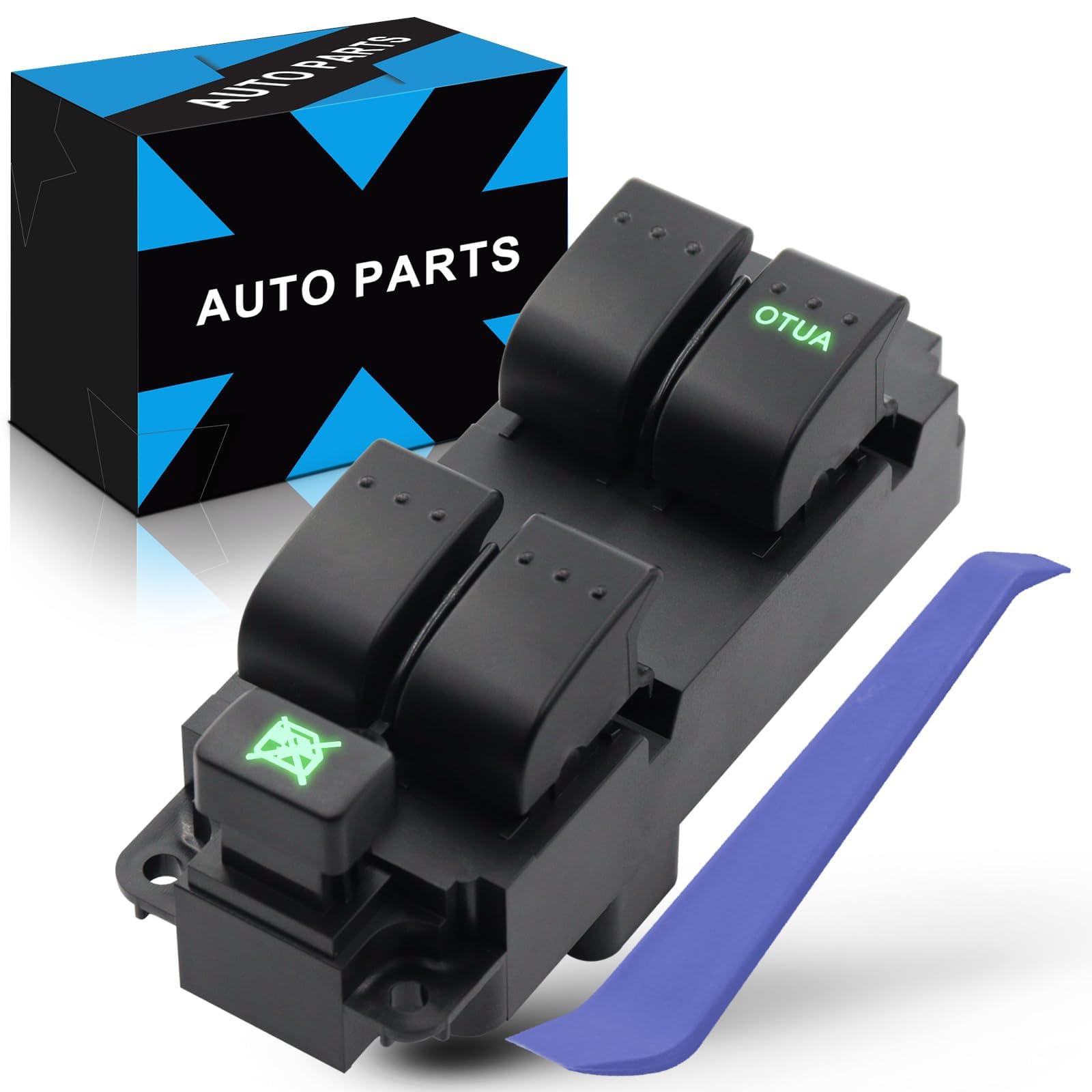 YZHIDIANF Master Power Window Switch Front Left Driver Side Fits for:-Mazda 3 2004 2005 2006 2007 2008 2009 Replacement# BN8F66350, BN8F-66-350