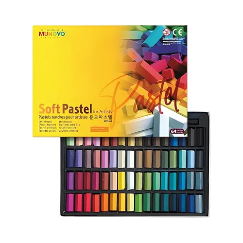 Mungyo Non Toxic Square Chalk Soft Pastel Pack of 64