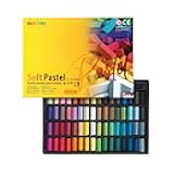 MUNGYO Soft Pastel Set – 64 Vibrant Colors for Artists | Smooth & Blendable | Square Shape