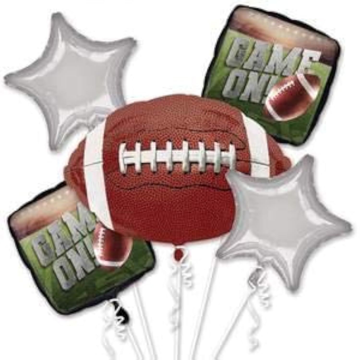 Anagram Go Fight Win Foil Balloon Bouquet, Medium, Multicolor