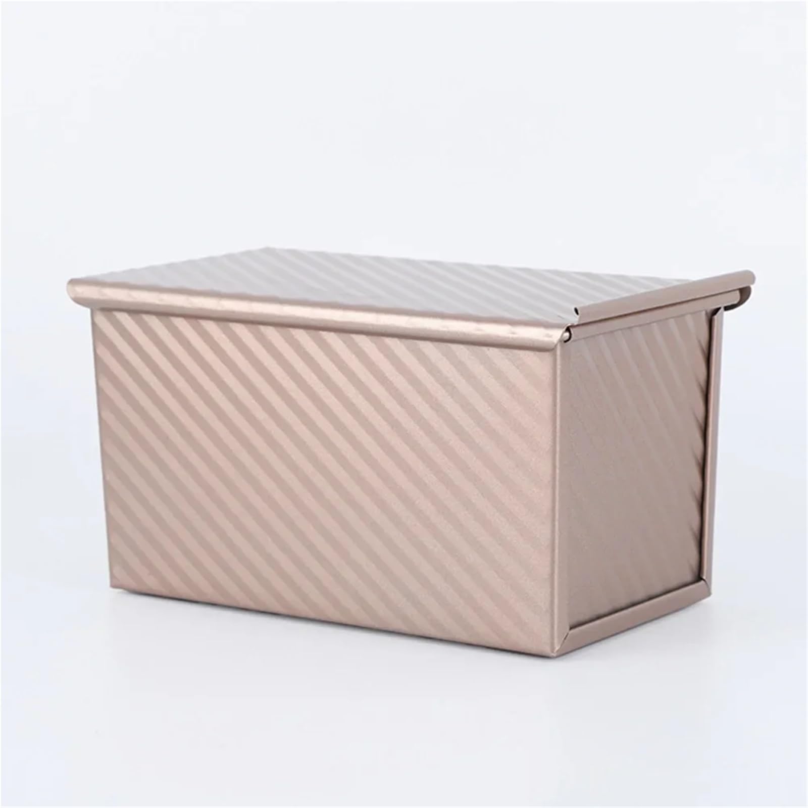 1 molde para tostadas, molde antiadherente para hornear pan, caja de tostadas con tapa, caja de tostadas antiadherente, herramientas para hornear el hogar (rosa L)