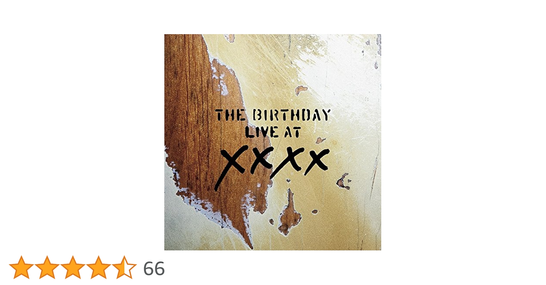 LIVE AT XXXX(完全生産限定盤) / The Birthday Amazon.co.jp: LIVE AT XXXX(完全生産限定盤): ミュージック