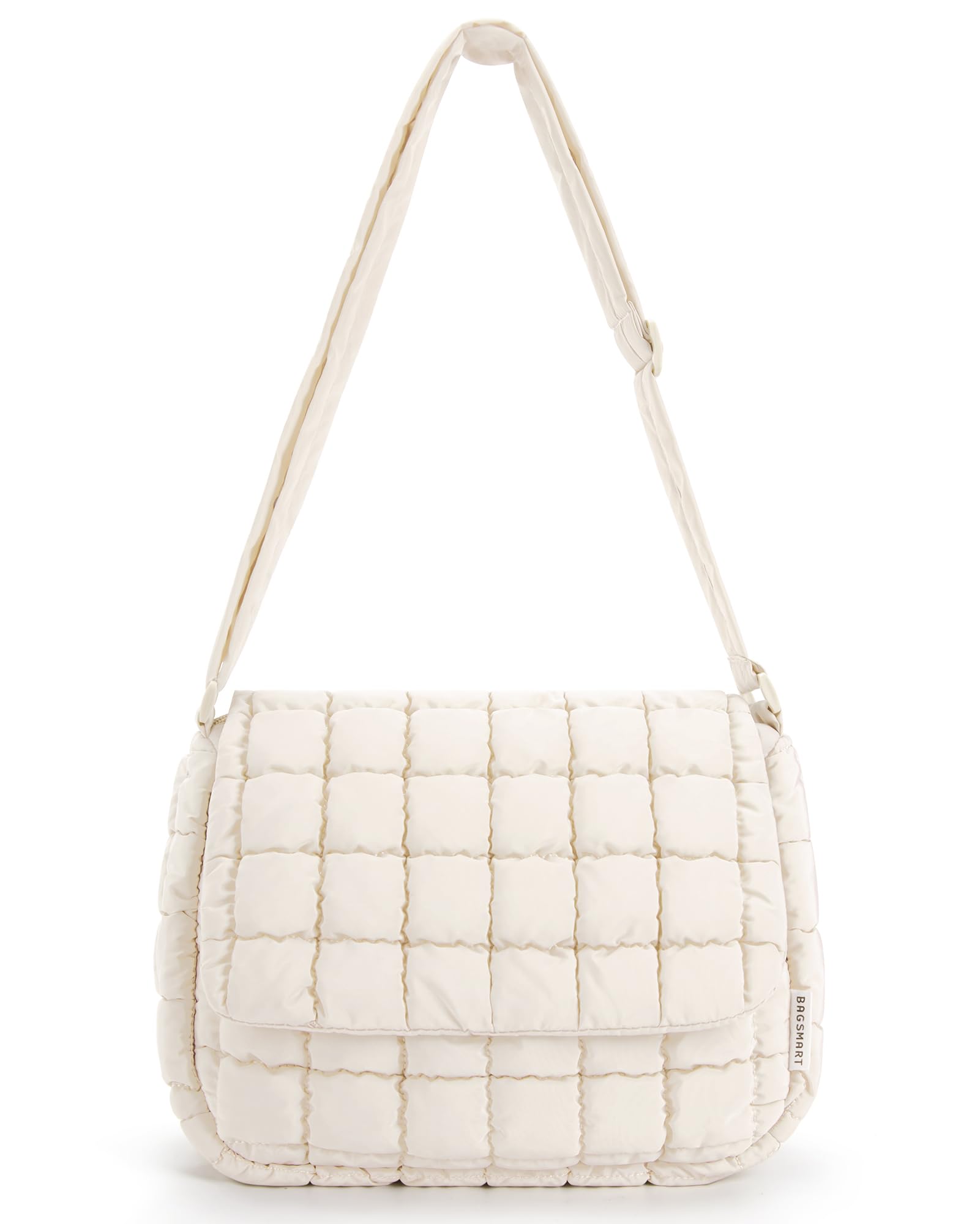 BAGSMART Lightweight Crossbody Bags for Women, Quilted Puffer Shoulder HandBags with Adjustable Strap for Travel