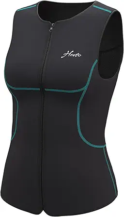 Wetsuit Tops Men and Women Vest 3/2mm Neoprene Jacket Front Zip