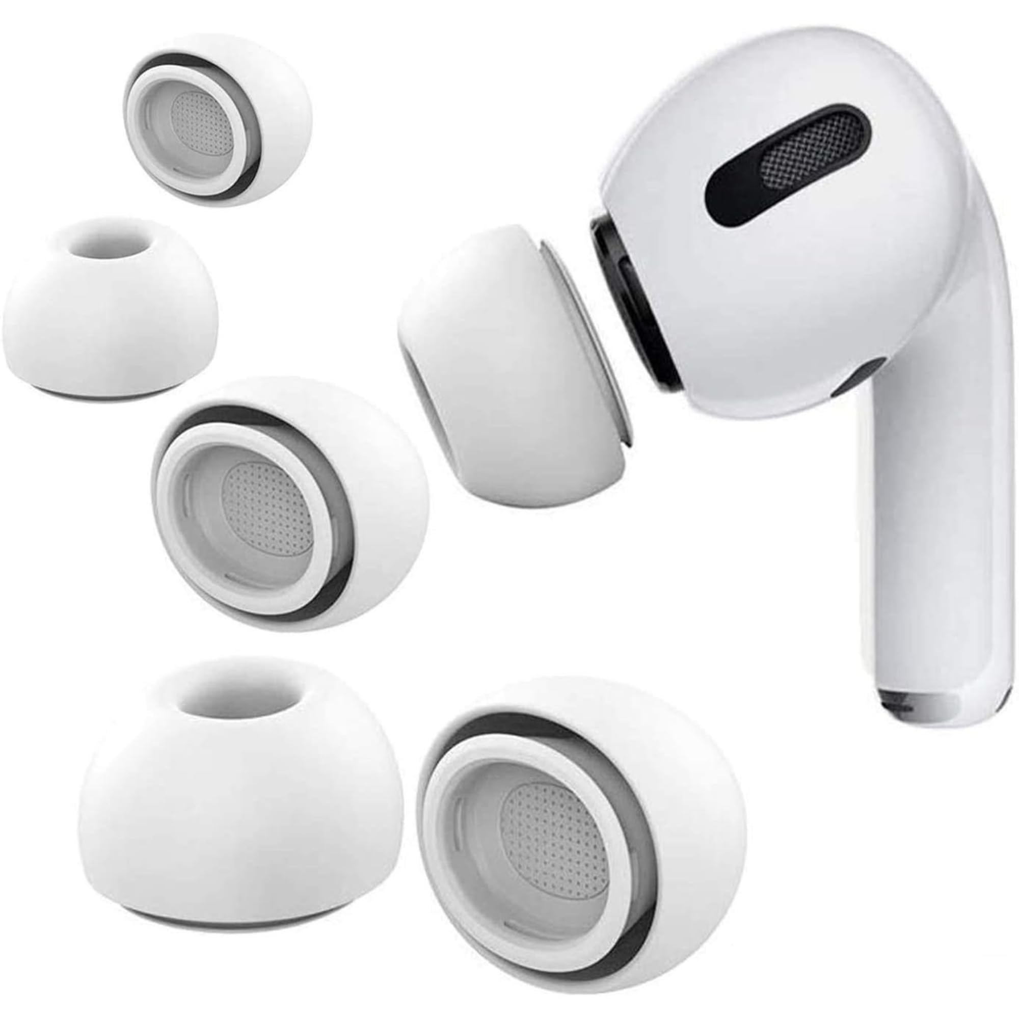 SKYCELL Ear Tips 2 Pairs for AirPods Pro, AirPods Pro 2, AirPods Pro2 – Replacement AirPods Ear Tips, AirPods Pro Buds Ear Tips, OnePlus Buds Silicone Ear Tips, Ear Tips for Earbuds and OnePlus-image-19