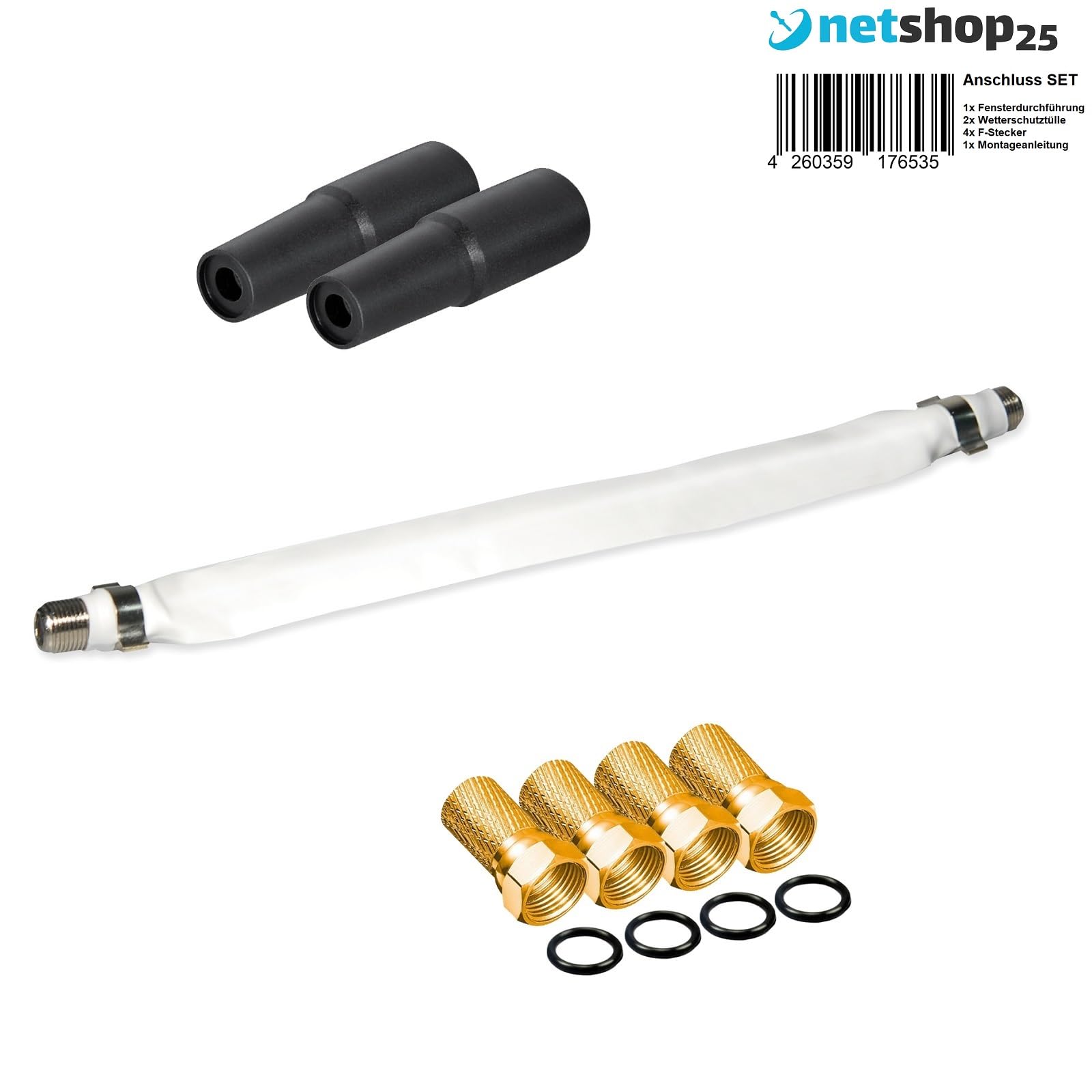 Selfsat H30D1+ Flachantenne Single HD Receiver 10m Kabel Set 1 Teilnehmer