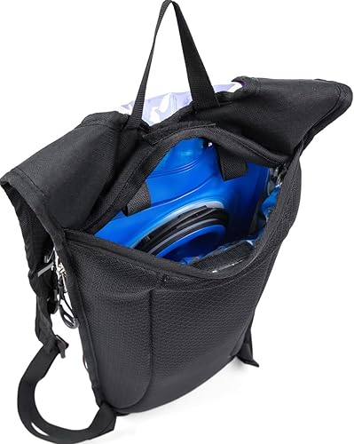 Miniatura 9 de Hydration Backpack Pack with 2L Water Bladder Rave Essentials Lightweight Bag for Hiking, Running Vest, Music Festival for Men Women (Flash)