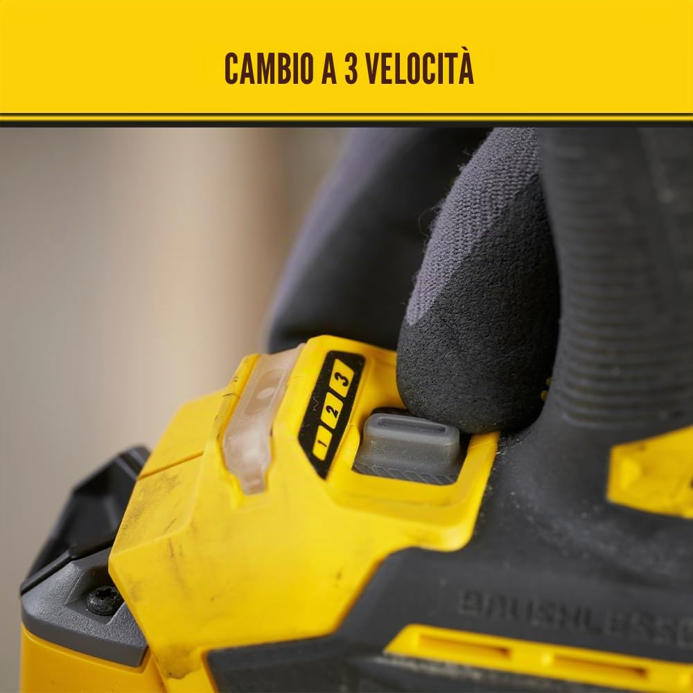 Visseuse a impacts BRUSHLESS 203 Nm - 18V - 3200 trs/min, 4200 cps/min, LED - Gamme V20 - STANLEY FATMAX, SFMCF830B-XJ