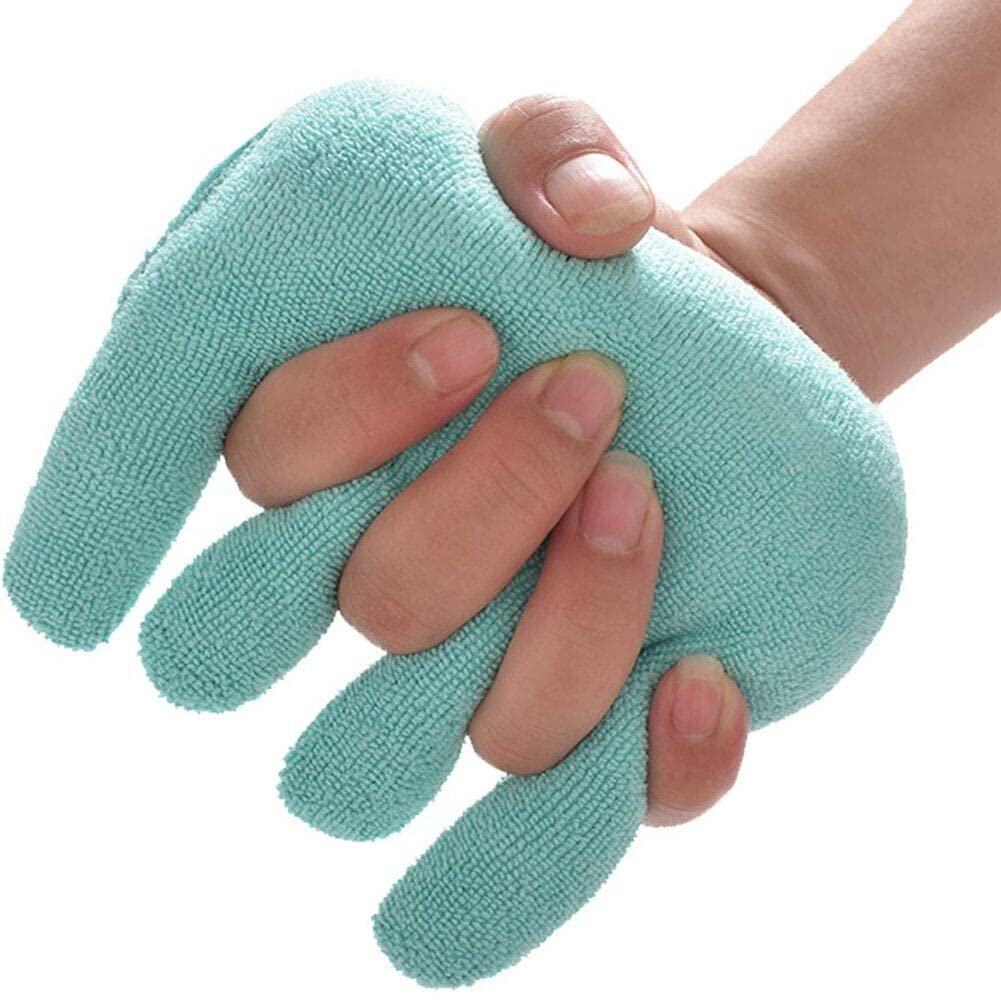 Casiler Green Finger Pillow With Finger Separator, Finger Rehabilitation Training Device Hand Contracture Cushion Pillow Prevention Tool