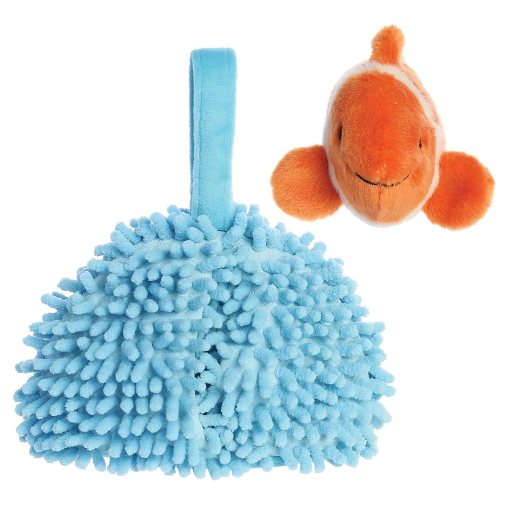 Aurora, 34239, Hideouts Clown Fish 9In, Soft Toy, Blue & Orange - Image 3