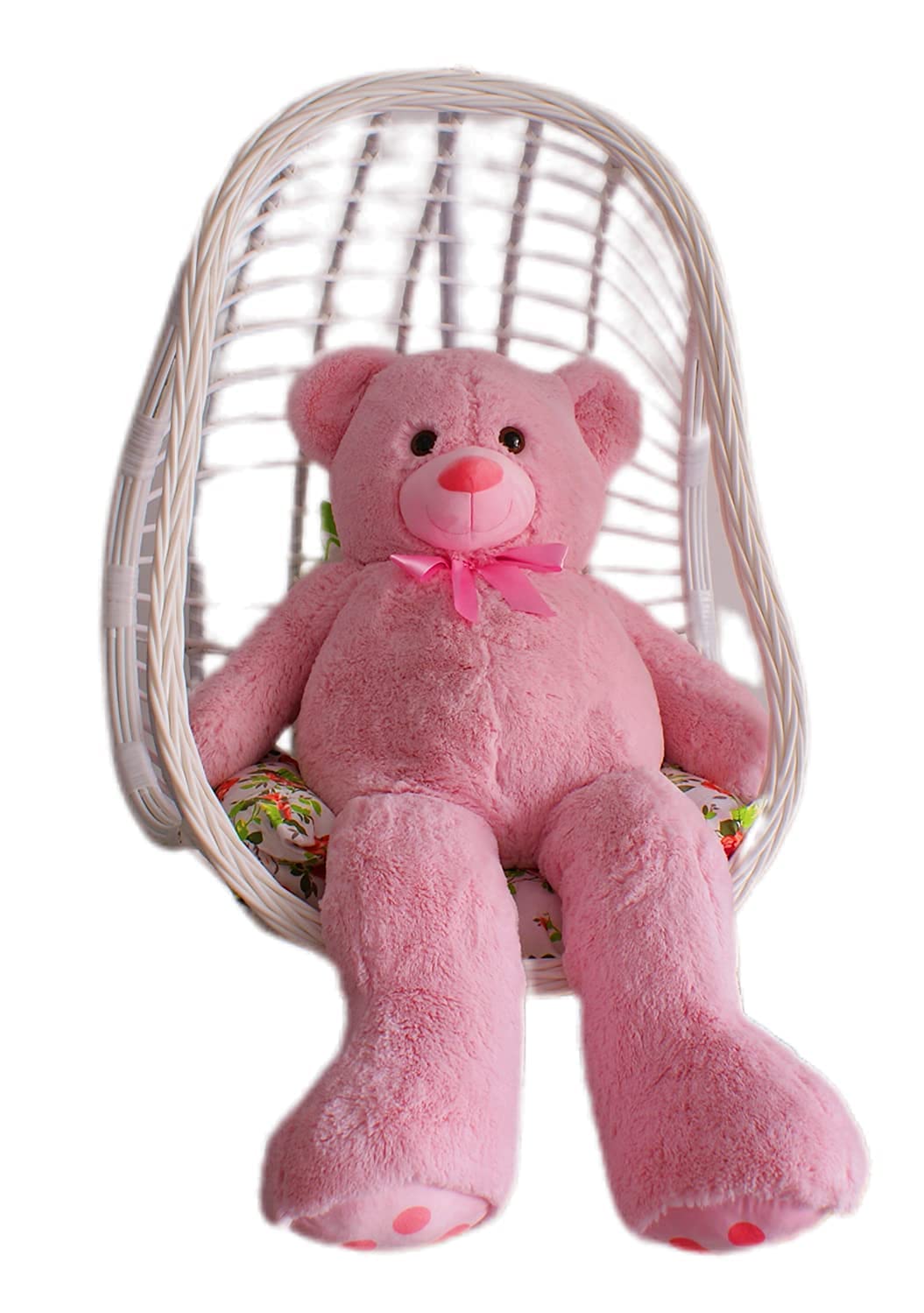 Amazon.com: Lee's Brothers 120cm/47inch Pink Plush Teddy Bear