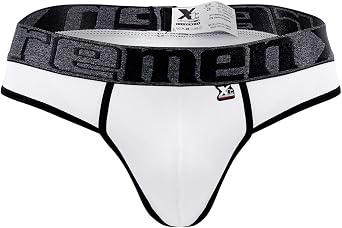 Gray Microfiber Thongs by Xtremen