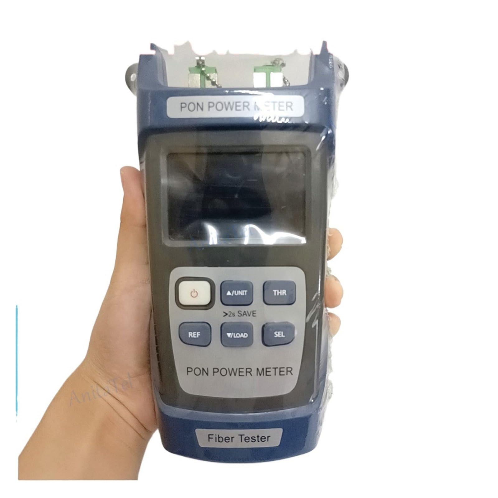 Tester światłowodowy, Ręczny Światłowodowy Miernik Mocy OPM PON 1310/1490/1550nm SC/APC SC/UPC Złącze Miernik Mocy Optycznej Tester Światłowodowy(Sc Apc Port)