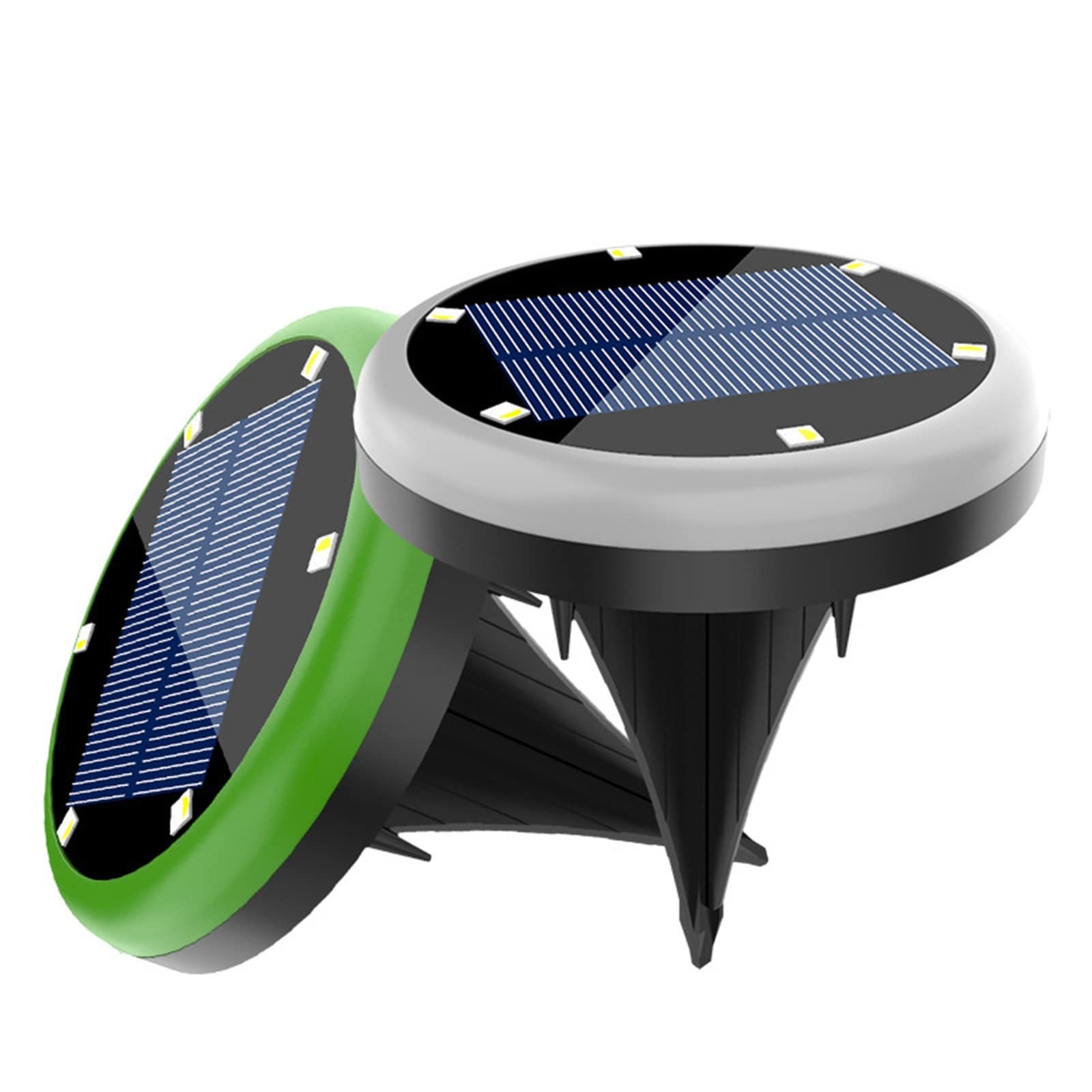 Pelouse solaire avec batterie intégrée et spot extérieur étanche vert