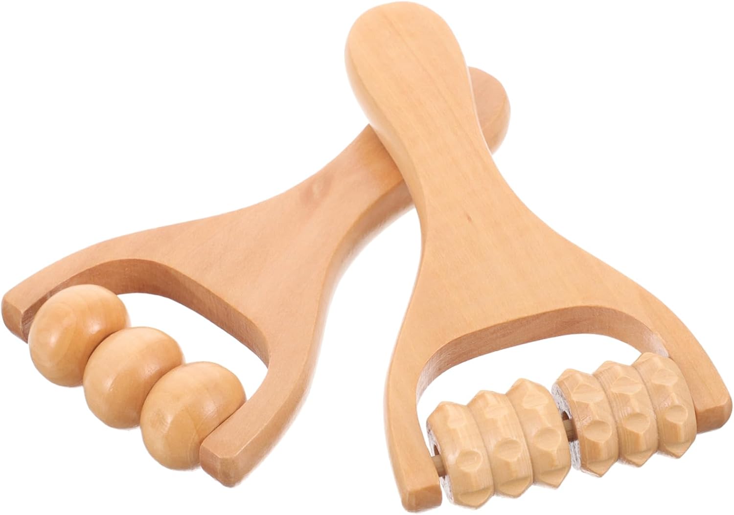 2Pcs Portable Neck Foot Massagers Daily Use Acupoint Rollers for Relaxation Compact Shoulder Back Massage Tools for