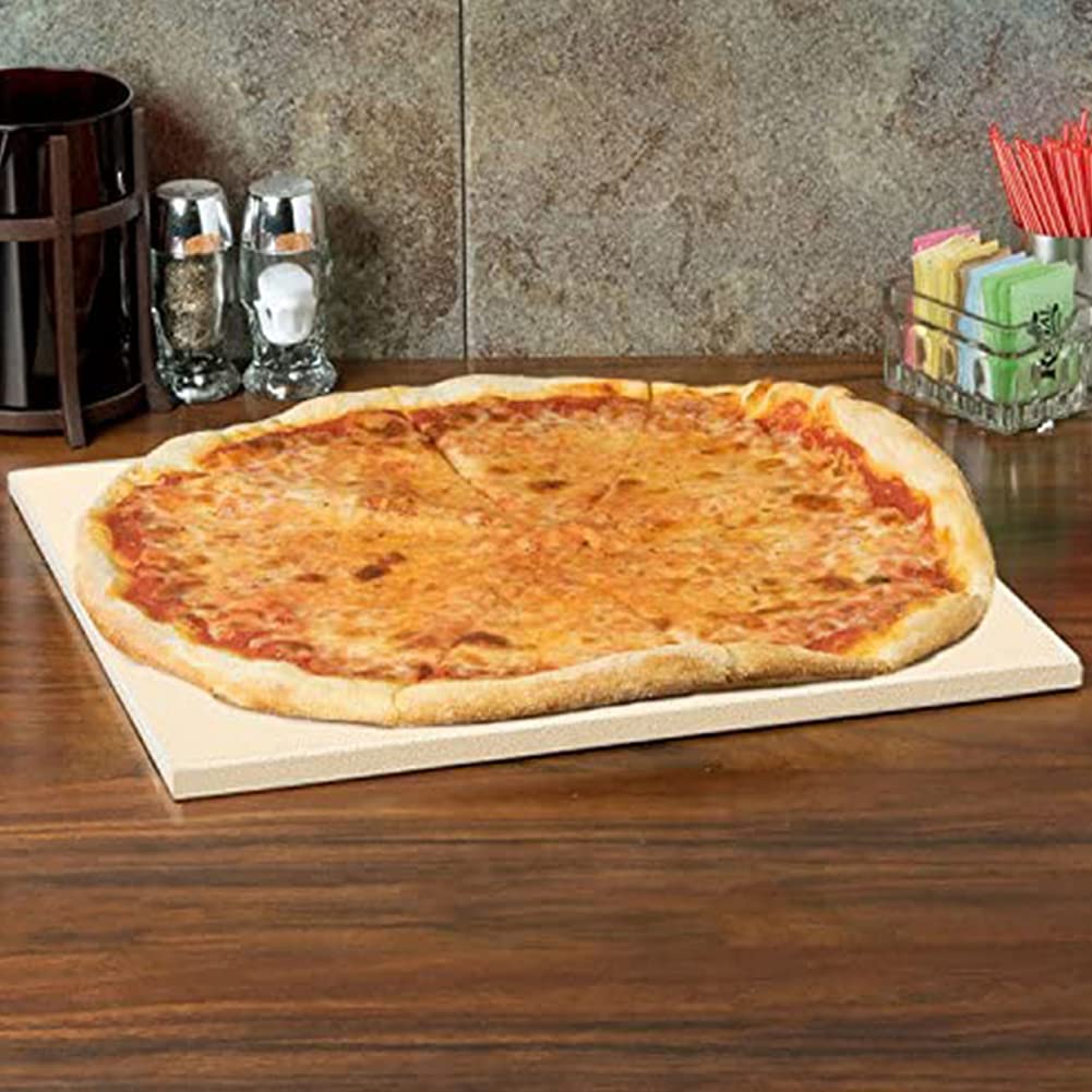 Pizzastein, Cordierit Pizza-Pfanne, Back-Servierwerkzeug, Pizza-Werkzeug-Set für Pizza, Kuchen, Brot, Kuchen, Kekse im Ofen, BBQ & Grill