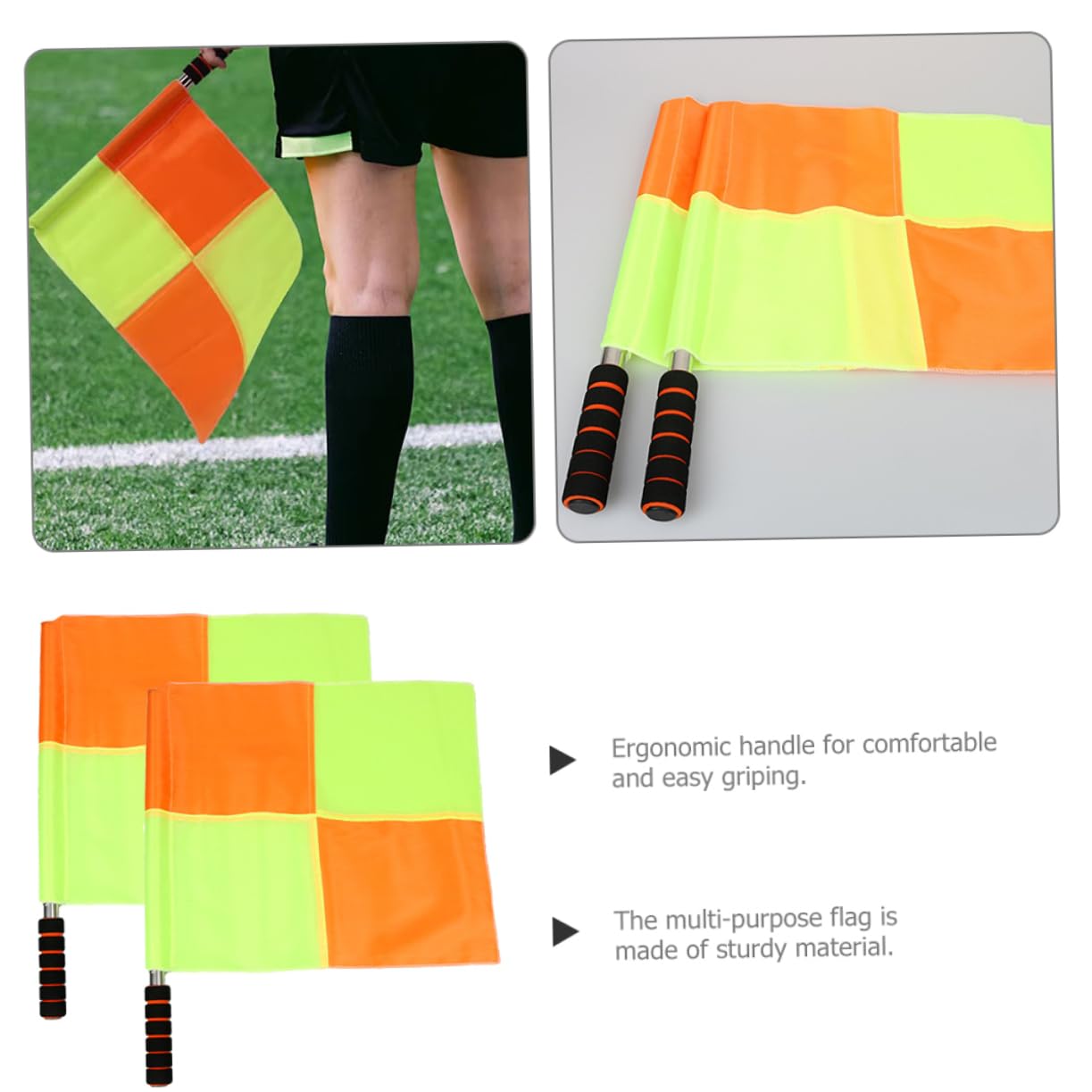 Toddmomy 5 Set Bandiere Da Giudice Sportivo Per Calcio E Attività Facili Da Trasportare E Utilizzare Segnalazione Per Sportivi 2 Pezzi*5