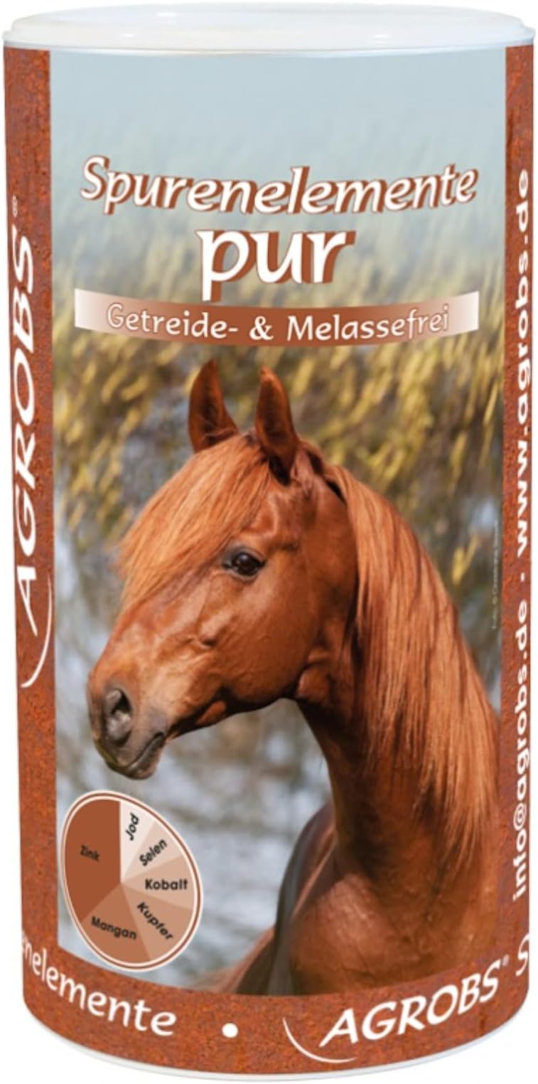 Agrobs Zink Pur Für Pferde – Doppelpack 2x800g, Organisches Zink, Für Fellwechsel & Haut