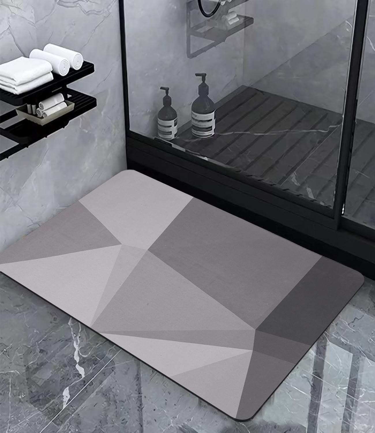 Tapis de salle de bain absorbant & confortable