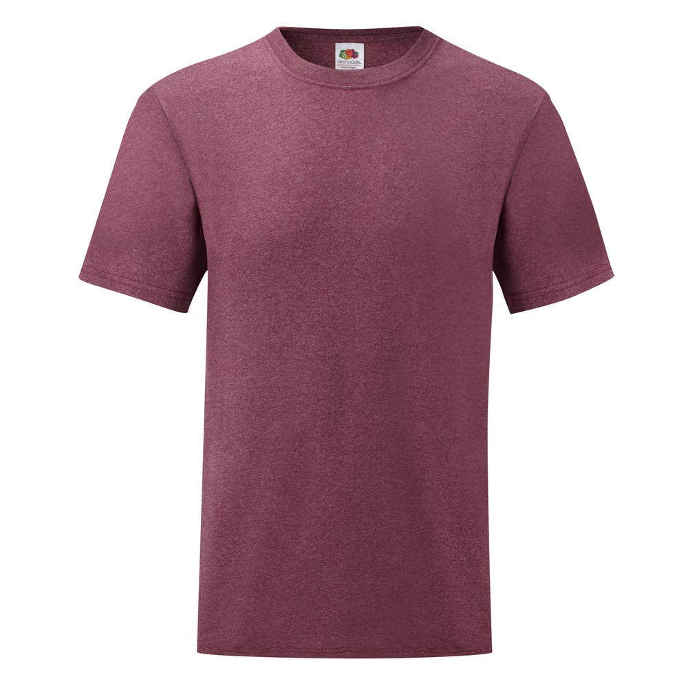 Fruit of the Loom Men's Short-Sleeved T-Shirt - Grey - Large