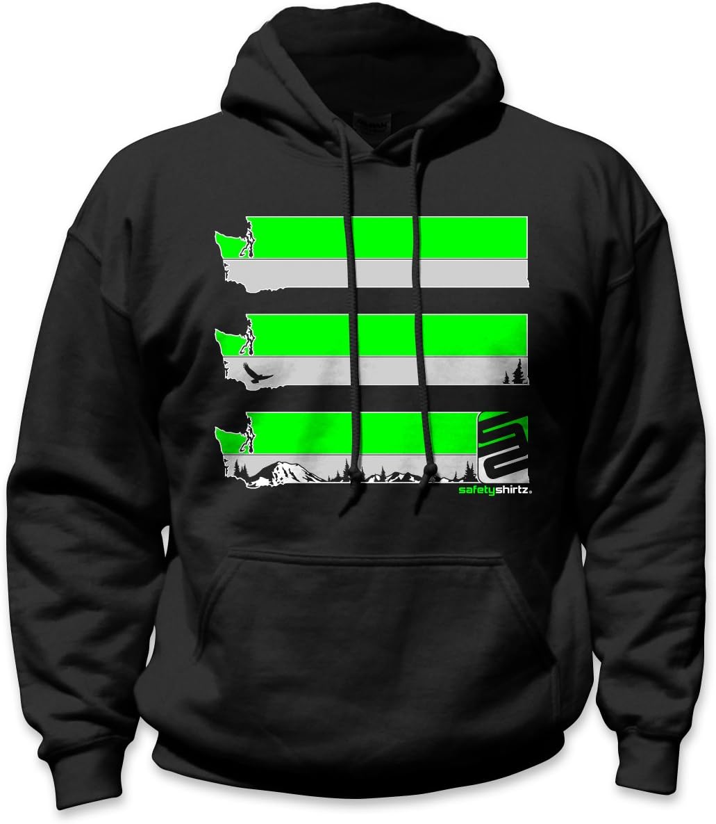 SafetyShirtz Washington Safety Hoody Clothing, Shoes & Jewelry