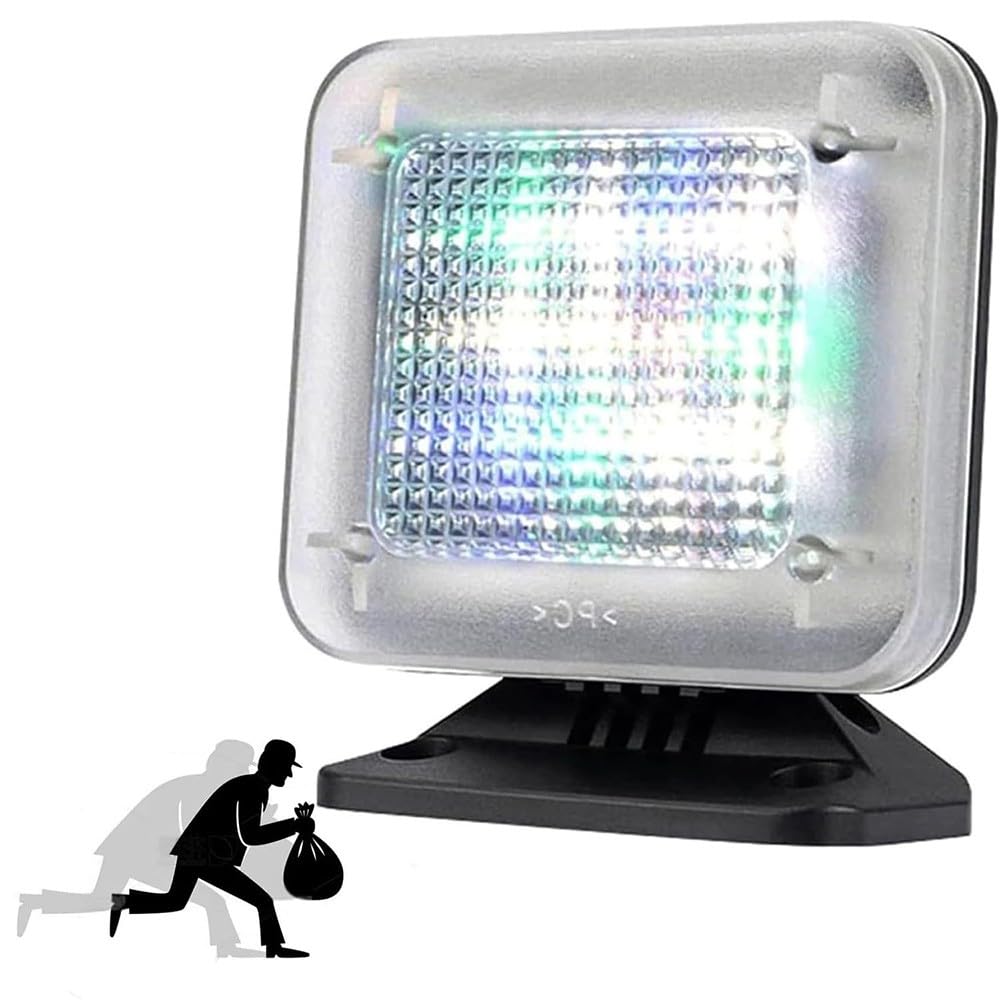Fake-TV-Simulator, Einbruch- Und Diebstahlschutz mit LED-Licht-Timer Und Sensor, Schaltet Sich Nach Einbruch Der Dunkelheit Automatisch EIN für Die Sicherheit Zu Hause