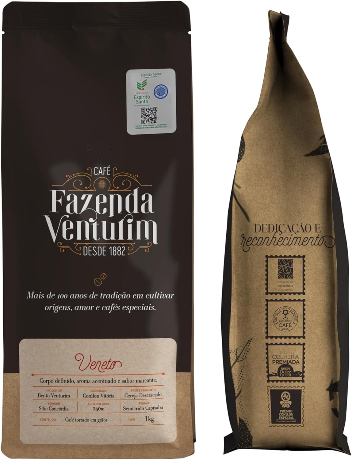 Specialty Coffee Beans, 1kg, Café Fazenda Venturim, Fresh Roast, Direct from the Farm - Chocolate, Caramel and Hazelnut