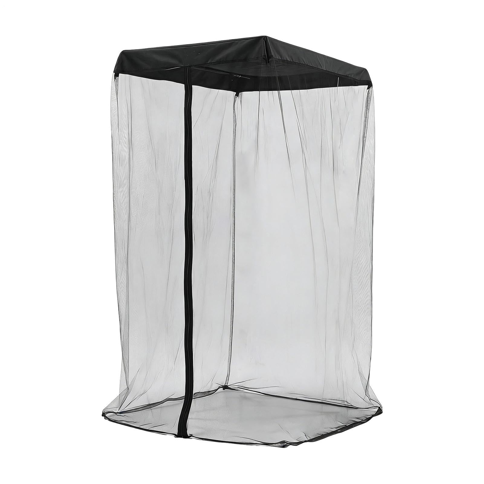 Toldo oscilante exterior con red de mosca ideal para camping, jardín y terraza