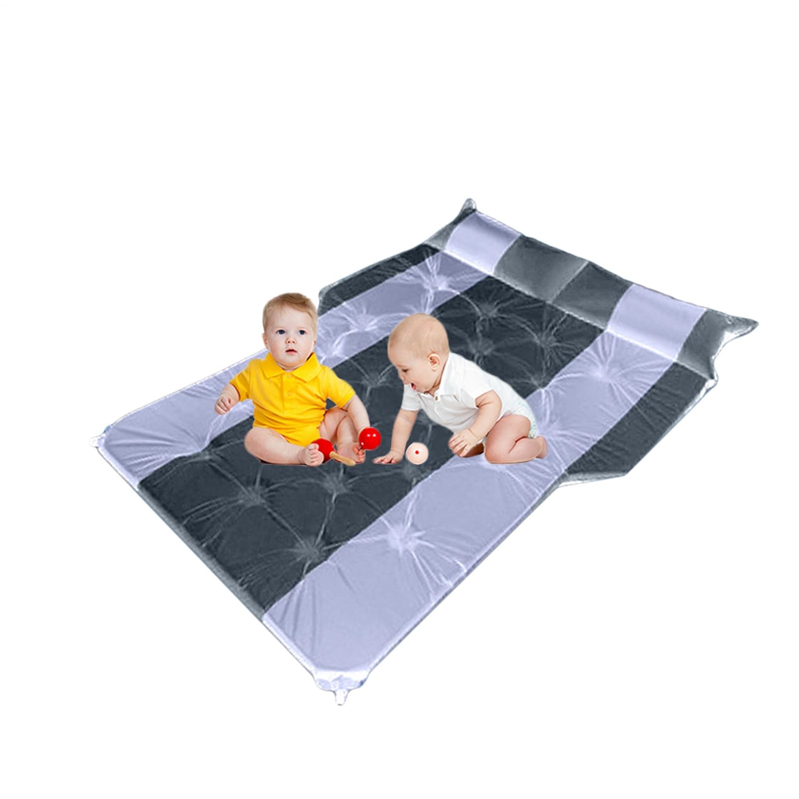 Bed for Car | Inflatable Sleeping Pad Road Trip Accessory | Truck Camping Mattress for Back Seat,for RV Automotive Sedan Pickup Camping Backyard Picnic