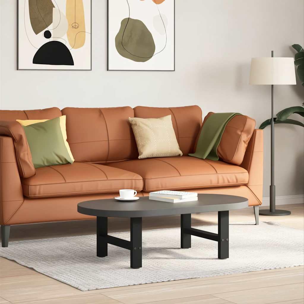 Patas de mesa de café anti balanceo para reparar mesas cojas con acero negro de 50x30 cm