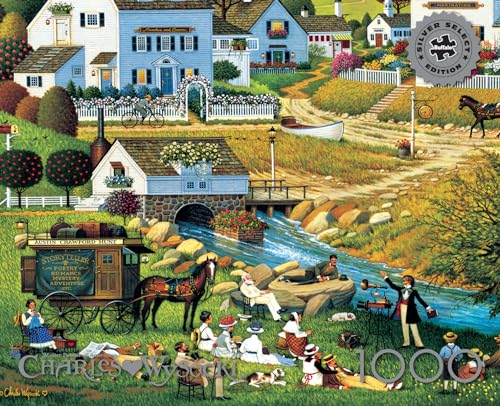 Buffalo Games - Charles Wysocki - Hound of The Baskervilles - 1000 Piece Jigsaw Puzzle for Adults -Challenging Puzzle Perfect for Game Nights - Finished Size is 26.75 x 19.75 - Image 3
