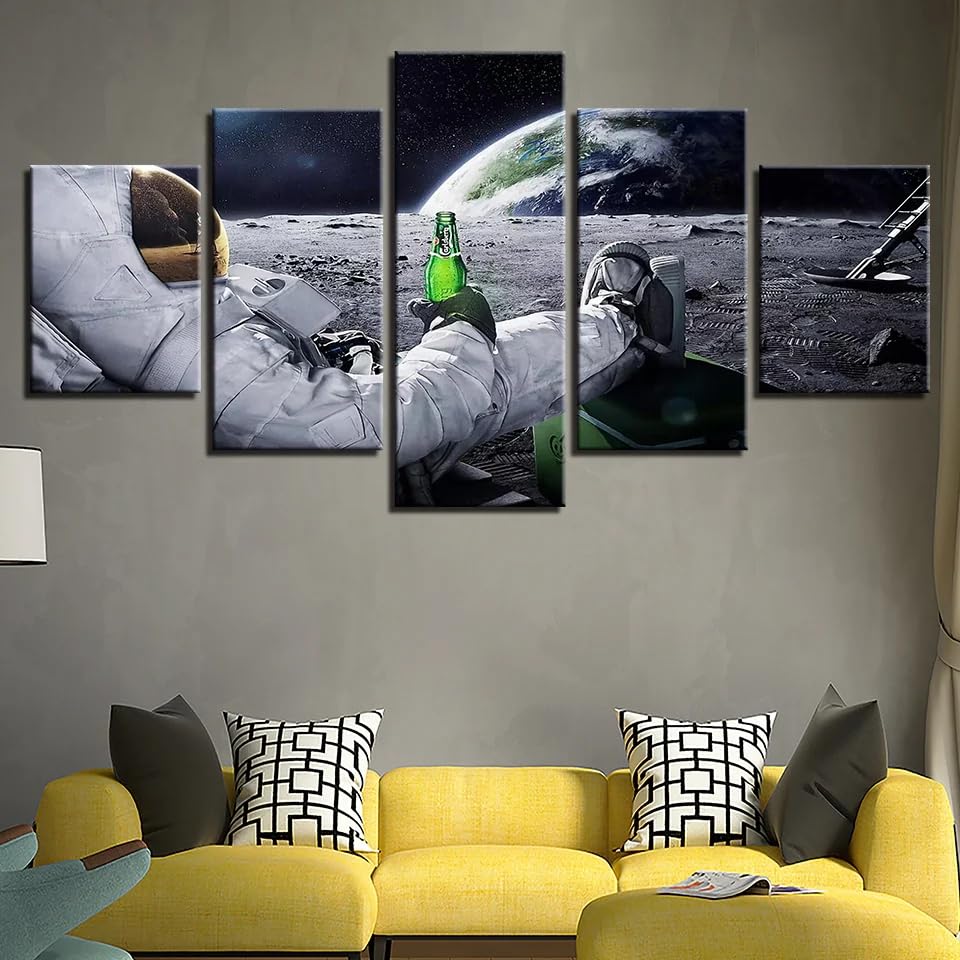 Deco murale cuisine et salon tableau astronaute
