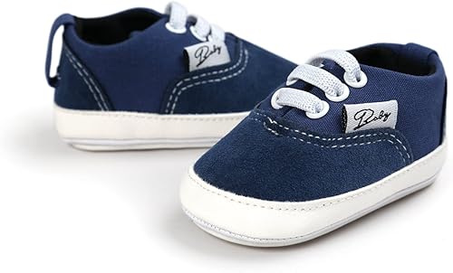 Miniatura 6 de RVROVIC - Zapatos de lona antideslizantes para bebés y niñas y niños de 0 a 18 meses