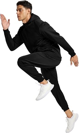 Tracksuit Men's Long Sleeve Jogging Suit Leisure Sports Running Suit Tracksuit Sweat Jacket Sports Trousers Fitness Sports Suit with Zip
