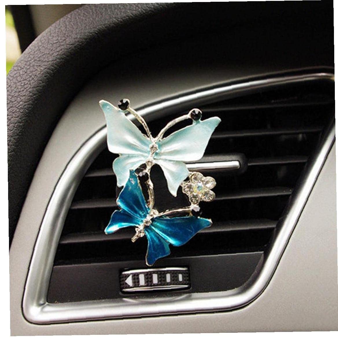 Sanfly 1pc Air Air Deoditeners Vent Clips Carino Dual Diamond Diamond Essenziale Diffusore Automobile Accessori per Aromaterapia