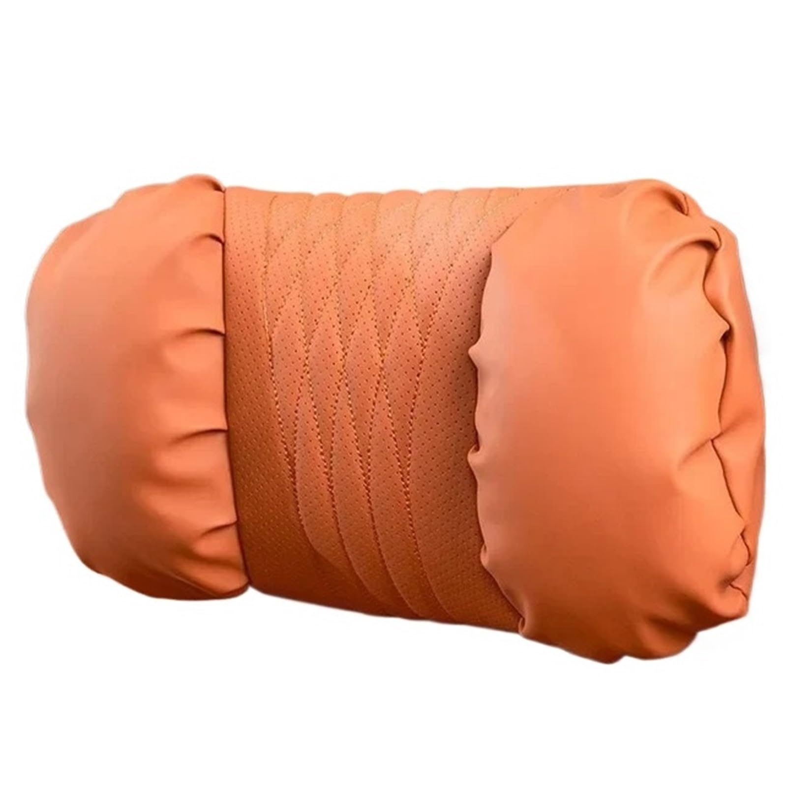 ATUMY Car Seat Pillow Fit For Mercedes Benz AMG E S C A B Class Soft Car Headrest Car Neck Pillows Waist Pillows Car Headrest(Ideal Orange - head)