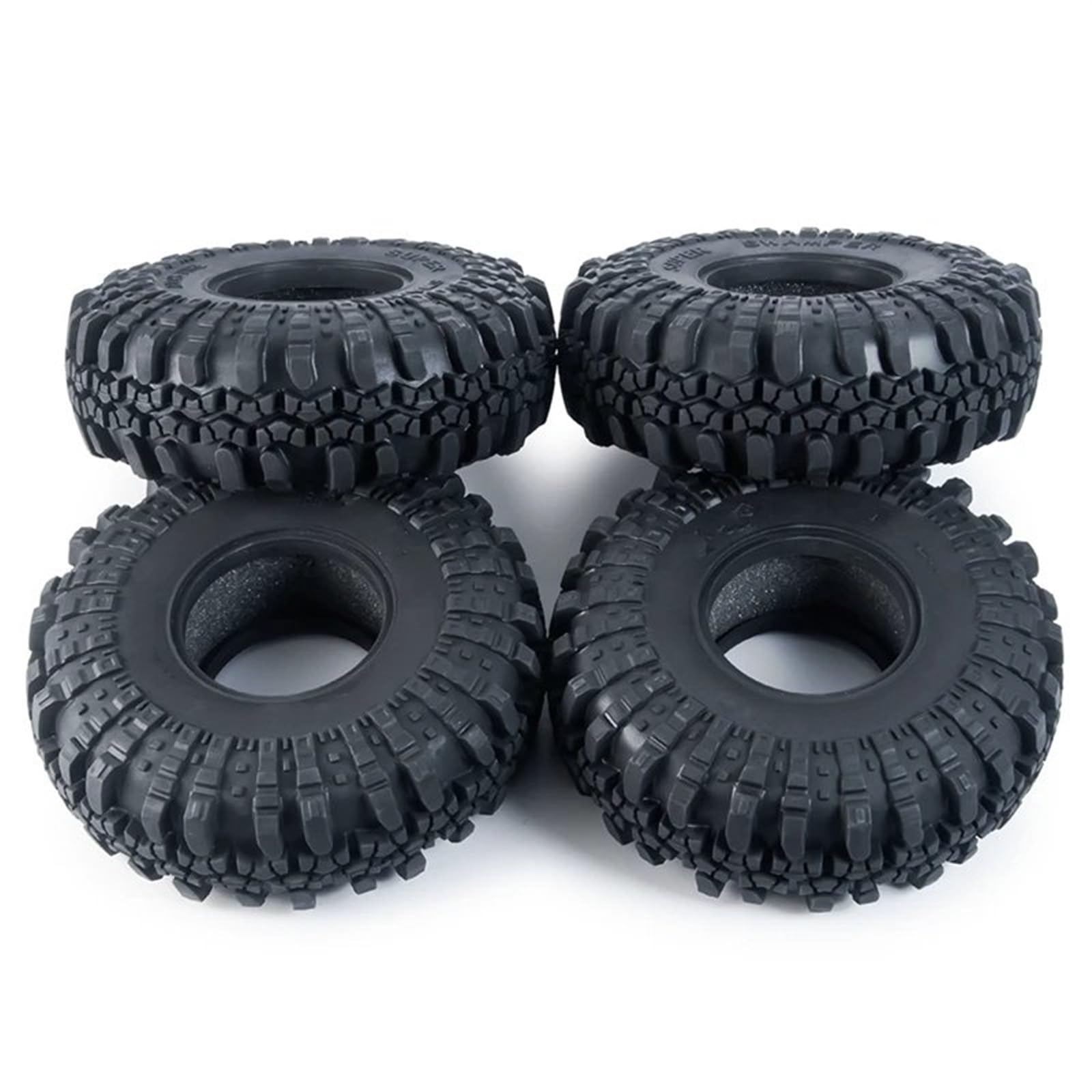RC Pneumatici Ruote Compatibile Con Assiale Per Wraith SCX10 Per Capra Per Traxxas TRX4 TRX6 D90 4PCS 137 MILLIMETRI 2. Pneumatici In Gomma Ruota 1/10 RC Crawler Auto