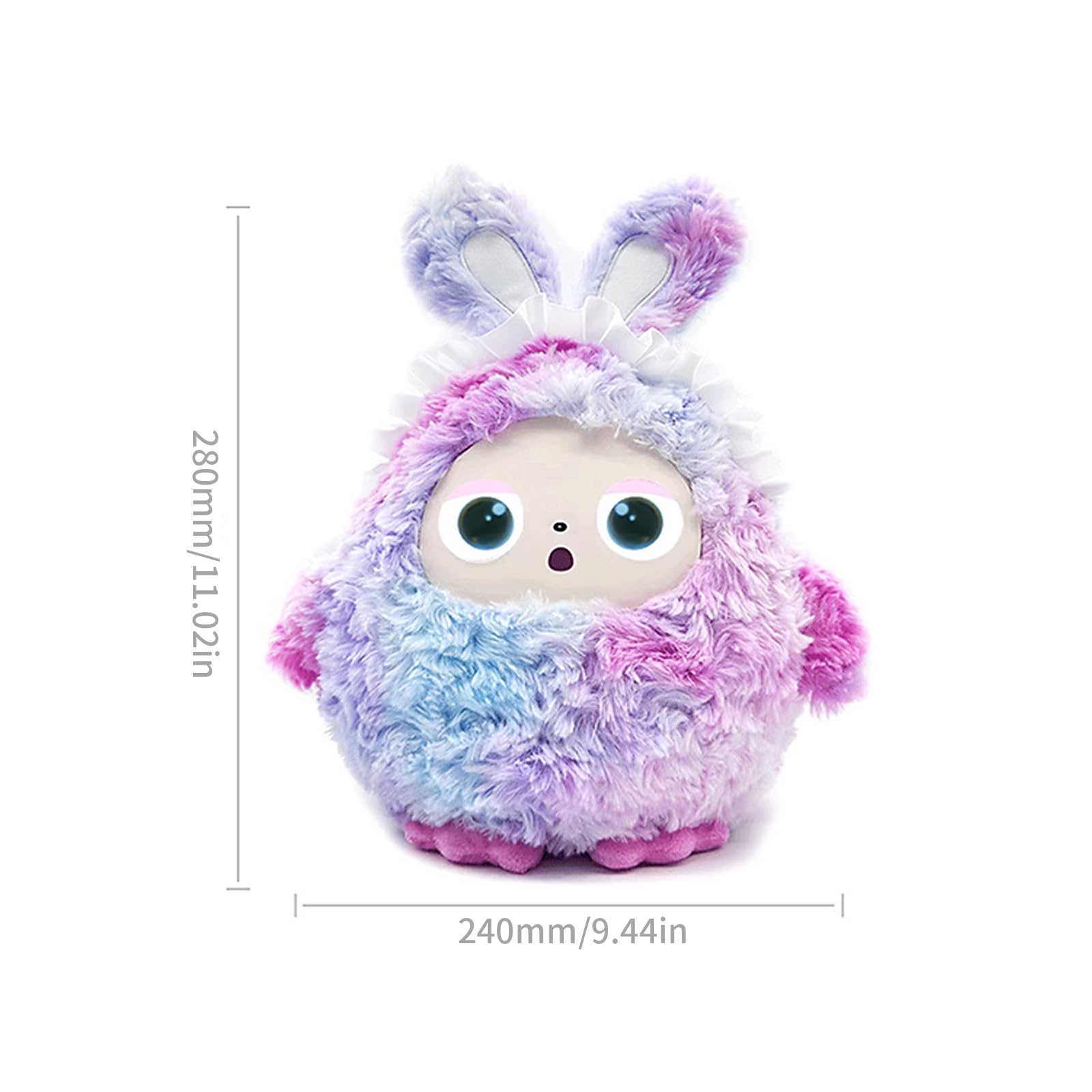 Juguete de Peluche ​​Robot compañero Emocional Interactivo para niños niñas Regalo de cumpleaños Robot compañero Recargable Robots para niños