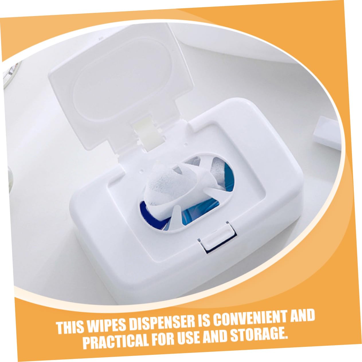 Alipis 8 Pièces Boîte De Rangement Décorer Lingettes pour Bébé Distributeur De Lingettes Portable Distributeur De Mouchoirs Humides Porte-Lingettes Porte-Mouchoirs Humides Rangement De